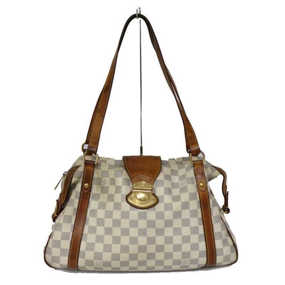 LOUIS VUITTON Stresa Shoulder Bag Damier Azur White